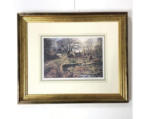 James Mackintosh Patrick, Glamis Village, print, signed in pencil bottom right (22cm x 31cm)