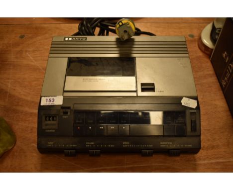 20th century Sanyo cassette tape recorder Model TRC9010