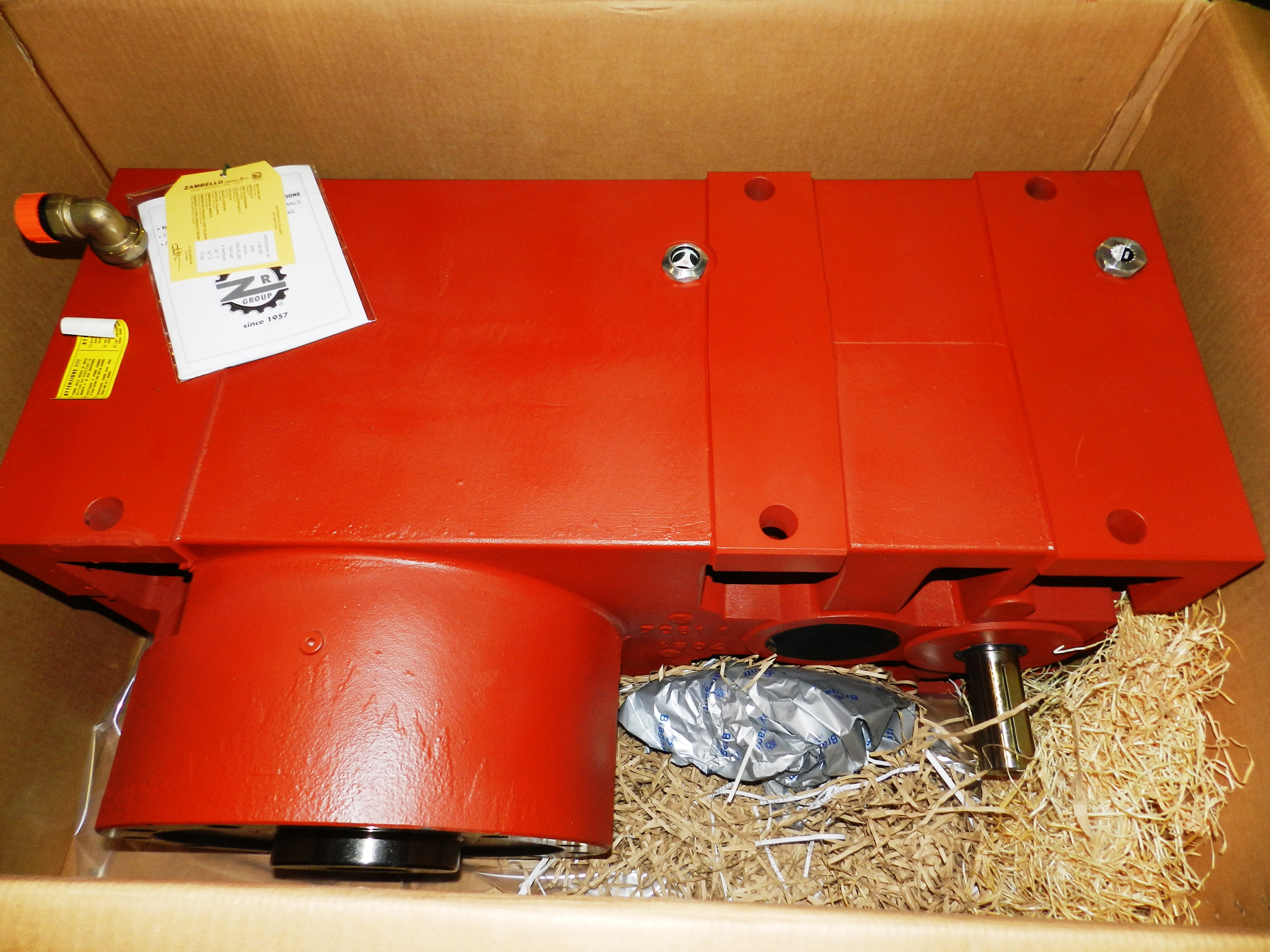 Zambello Single Screw Extruder Gearbox ZPE3250/B1B7 ***Loading or