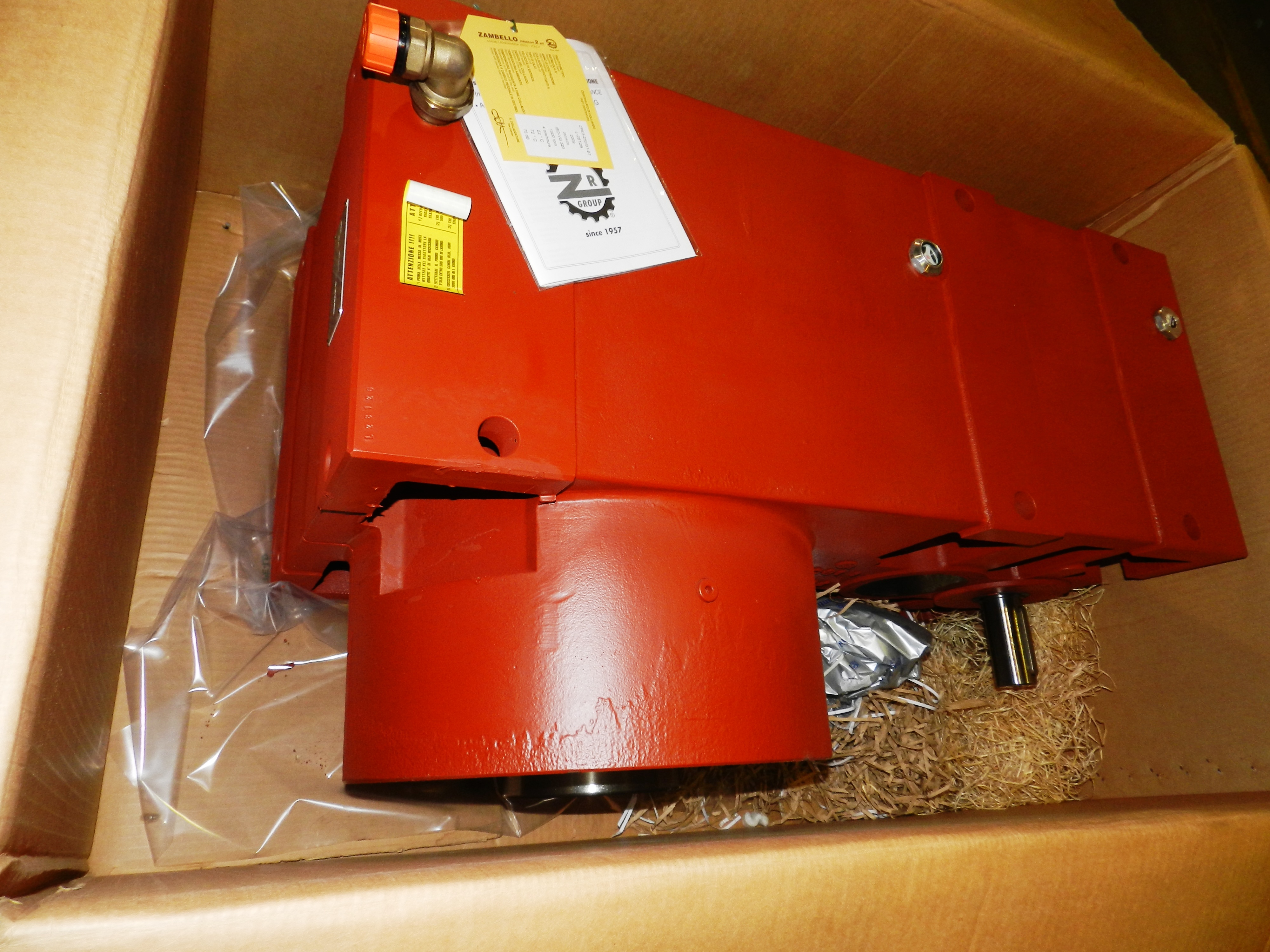 Zambello Single Screw Extruder Gearbox ZPE3250/B1B7 ***Loading or