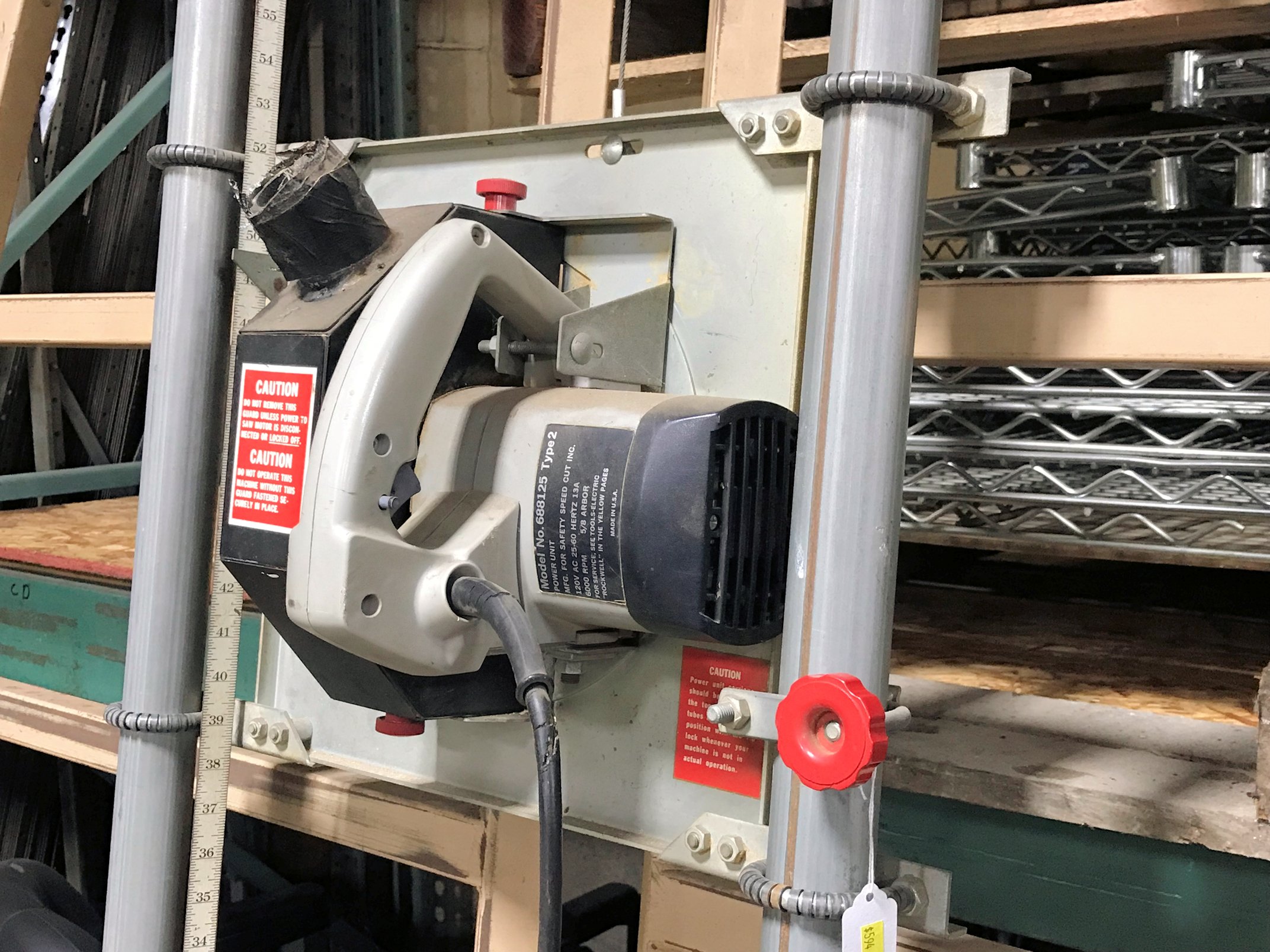 SAFETY SPEED CUT MFG. MODEL H5, Sheet Board Panel Saw, S/n F73