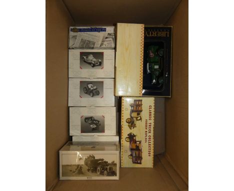 9 modern issue boxed models, to include a Liberty Classics 'Castrol' vintage tanker in green