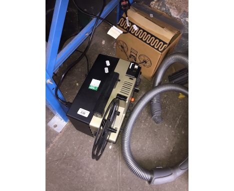 An Eumig S 912 GL sound projector and a Minette viewer 