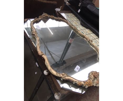 2 mirrors and a print 