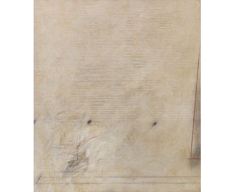 Karl Fred Dahmen     1917 Stolberg bei Aachen - 1981 Preinersdorf am Chiemsee Ohne Titel. 1978. Mischtechnik auf Leinwand.  W