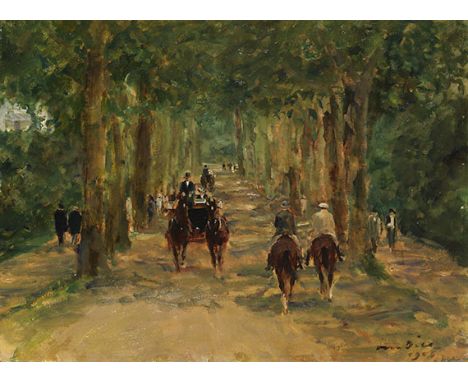 Otto Dill     1884 Neustadt/Weinstraße - 1957 Bad Dürkheim Aus Baden-Baden. 1946. Öl auf Hartfaserplatte.  Rechts unten signi
