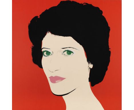 Andy Warhol     1928 Pittsburgh - 1987 New York Portrait of a Lady. 1982. Unikat. Synthetische Polymer- und Siebdruckfarben a