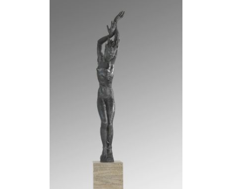 Renée Sintenis     1888 Glatz/Schlesien - 1965 Berlin Große Daphne. 1930. Bronze mit schwarz-brauner Patina.  Berger/Ladwig 1