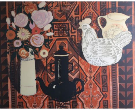 IAN FLEMING RSA RSW (SCOTTISH 1906-1994) BLACK POT&nbsp; Lithograph, signed lower right, titled, numbered (5/50), 46 x 57cm (