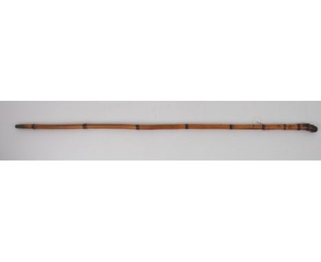 A LATE 19TH/EARLY 20TH CENTURY BAMBOO SWORD STICK blade 40cm, overall 90cm Condition Report:Available upon request