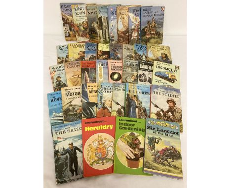 A collection of 35 vintage Ladybird books from the 1960's - 80's.  To include: Adventure from History series, How it Works se
