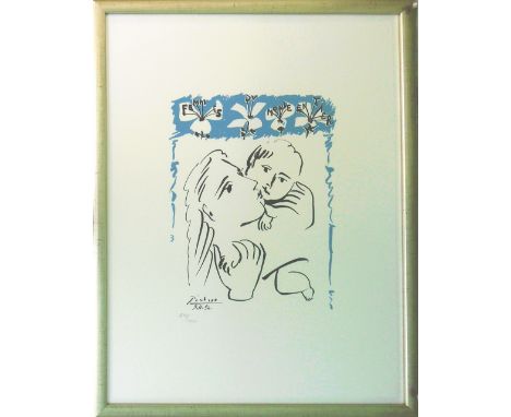 AFTER PABLO PICASSO, 'Femmes du Monde entier', lithograph on Arches paper, signed in the plate, 848/1000, 66cm x 50cm, framed