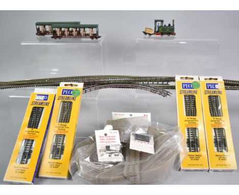 A Small Collection of N Gauge Railway to include Jouef Tank Locomotive and Two Open Passenger Coaches