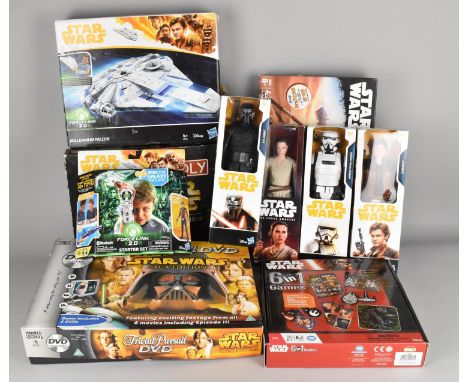 A Collection of Various Star Wars Toys to Comprise Hasbro The Force Awakens Rey (Jakku) Hasbro Kylo Ren Imperial Patrol Troop