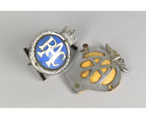 A Vintage AA Badge and a Vintage RAC Badge