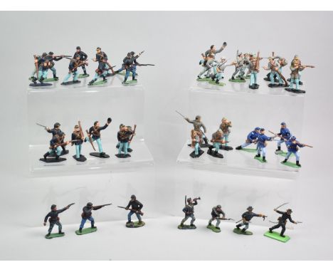 A Collection of Forty (40) American Civil War Figures to include Britains, Lone Star, Harvey, Herald Etc