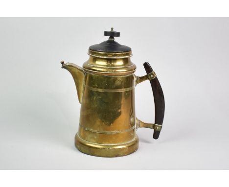 A German Brass Coffee Pot Made by Bing of Nuremburg, (Adolph Bing Made Toys from 1880, but Originally made Household Items fr