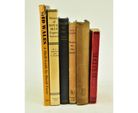 A collection of six late 19th century &amp; onwards books. The lot comprising 1958 Flowers for Mrs Harris by Paul Gallico in 