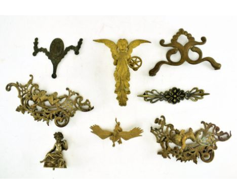 A collection of 19th century British &amp; continental metalware home furnishings, fittings &amp; fixtures. The lot comprisin