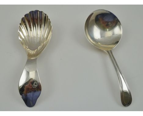 BEATIE, BOYER OR BUNN OR ANOTHER A GEORGE III SILVER CADDY SPOON having lined rim, handle and crucible bowl, London 1809 and 