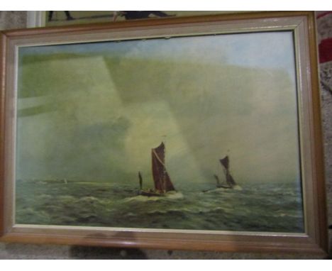 A Munnings, Coulson and a seascape framed prints