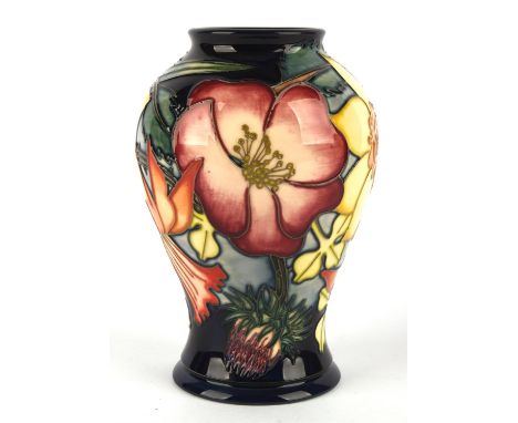 EMMA BOSSONS, FRSA (British, b.1976) for MOORCROFT, baluster form vase in the Golden Jubilee design for Queen Elizabeth II. D