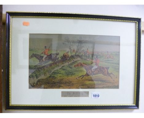 SPORTING HUNTING PRINTS, comprising Killed in covert, A View Haloo and At High Pressure, each approximately 38.5cm x 51.5cm, 