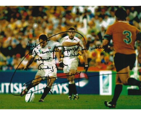 Jonny Wilkinson England Rugby Legend Signed 10x8 inch Photo. Good condition. All autographs come with a Certificate of Authen