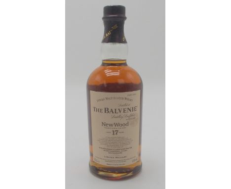 THE BALVENIE NEW WOOD SINGLE MALT SCOTCH WHISKY 2006&nbsp; Finished in New Oak Casks 70cl 40% vol. Condition Report:Available