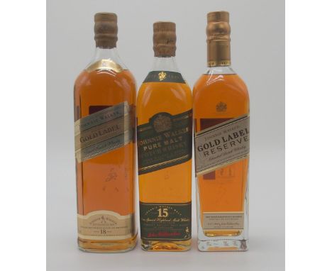 JOHNNIE WALKER GOLD LABEL RESERVE Blended&nbsp;Scotch Whisky 40% vol 70cl e., Johnnie Walker Gold Label Aged 18 years&nbsp;43