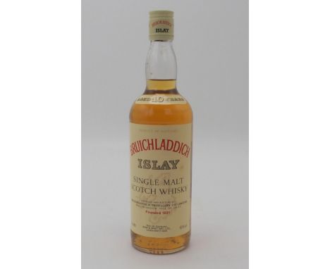 BRUICHLADDICH ISLAY  10 Year Old Single Malt Scotch Whisky 75cl 40% vol. Double Gold Award 1979 Condition Report:Available up