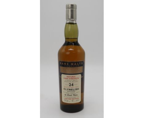 CLYNELISH 1972 RARE MALTS SELECTION SINGLE MALT SCOTCH WHISKY&nbsp; Aged 24 years 61.3%vol 70cl e Bottle number 2985, this li