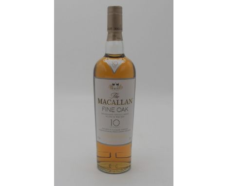 MACALLAN FINE OAK HIGHLAND SINGLE MALT SCOTCH WHISKY  10 Year Old Matured in Bourbon and Sherry Casks Condition Report:Availa