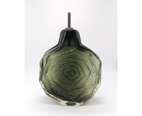 GEOFFREY BAXTER FOR WHITEFRIARS  A large Banjo vase in Willow colourway, 32cm high Condition Report:The vase has been made in