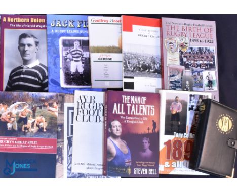 Rugby League Club Histories Books (7+): A collection to include A Northern Union Man, Robert Gate 2019, Jack Fish, Gary Slate