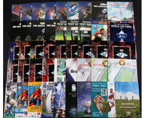 1992-2000 Rugby League International Programmes (84): Box of British homes &amp; some away, a good world cup selection 