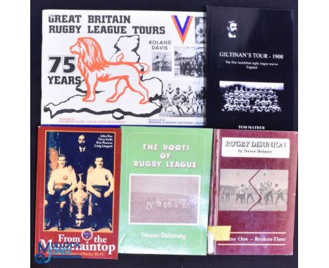 Rugby League Club Histories Books (6): Collection to include From the Mountain Top, Batley History, John Roe 2020, the Roots 