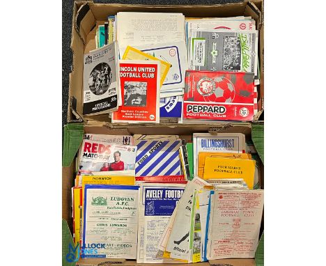 Large collection of non-league football programmes generally 1970s to modern issues covering many clubs/fixtures with lesser 