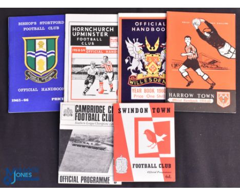 Selection of non-league football programmes 1935/36 Essex v Norfolk (at Harwich &amp; Parkeston), 1949/50 Sittingbourne v Eri