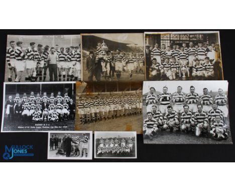 Widnes RLFC Photographs (8): Smaller (6 large, 2 smaller) but nice selection from Widnes, featuring their 1930 Challenge Cup 