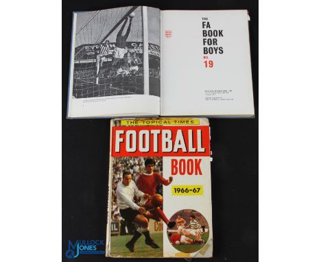 1960s Multi Signed Football Annuals, an FA Book For Boys 1966/67 signatures of Jim Baxter, Mick Jones, George Cohen, a Tropic