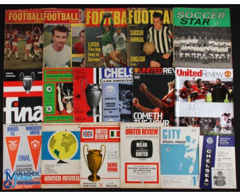 Collection of football programmes to include 1977 European Cup Final Liverpool v Monchengladbach (souvenir issue), 1979 Notti