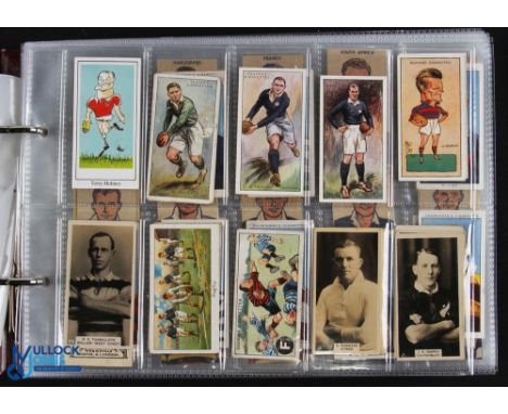 Rugby Cigarette Card Collection (over 500): Ideal for gap-filling or starting a collection, some full sets and many part sets