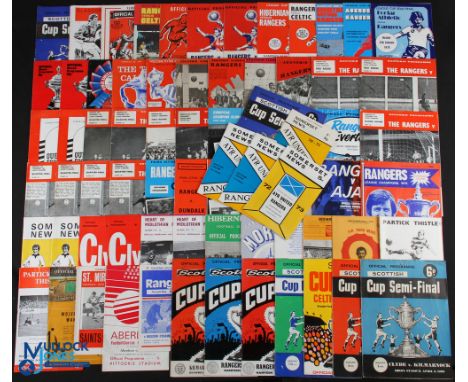 Collection of Rangers match programmes Scottish Cup Finals 1960 Kilmarnock, 1962 St. Mirren, 1963 Celtic, 1963 replay Celtic,