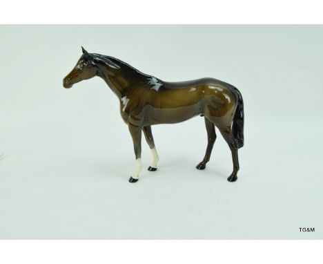 A large Beswick model of a stallion. 29cm high