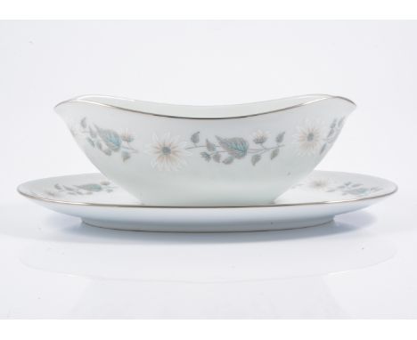 Noritaki table service, floral decoration, including tea and dinner ware.