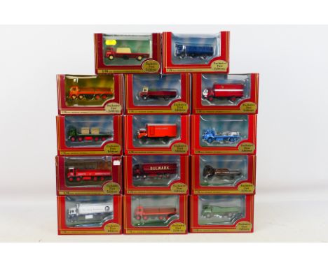 EFE 'Exclusive First Editions' diecast commercials - 14 off 1:76 scale diecast model trucks and lorries, all appear mint in m