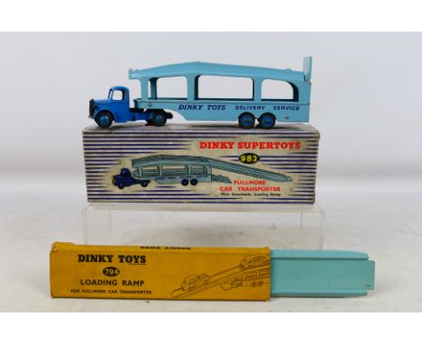 Dinky - A boxed Bedford Pullmore Car Transporter with loading ramp # 982, # 794. Consigned to us from its original owner and 