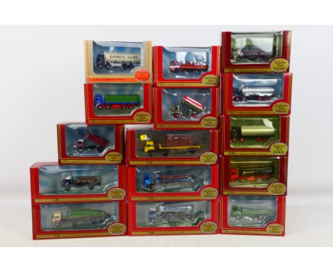 EFE 'Exclusive First Editions' diecast commercials - 15 off 1:76 scale diecast model trucks and lorries, all appear mint in m