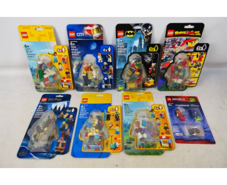 Lego - Eight blister packed and mostly sealed Lego minifigure / accessory sets, including Monkie Kid Monkie 40472 Monkie Kid'